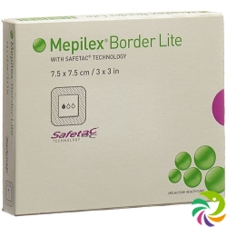 Mepilex Border Lite Silikonschaumv 7.5x7.5cm 5 Stück