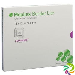 Mepilex Border Lite Silkonschaumve 15x15cm 5 Stück