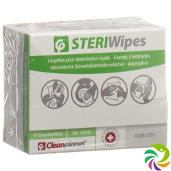 Cleanplanet Steriwipes C Desinfektionstuech 10 Stück