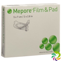 Mepore Film & Pad 5x7cm Oval 85 Stück