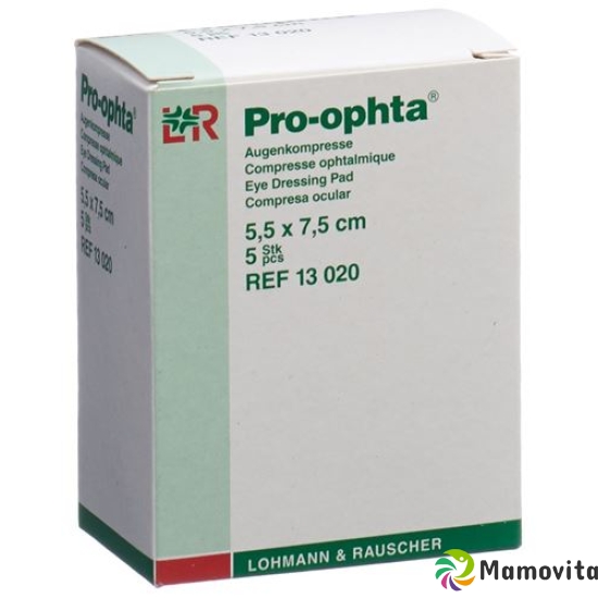 Pro-Ophta Augenkompresse 5.5x7.5cm Ungeschweisst 50 Stück buy online