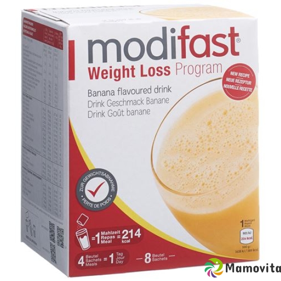 Modifast Weight Loss Program Drink Banane 8x 55g buy online