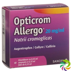 Opticrom Allergo Augentropfen 40 Monodosen 0.3ml