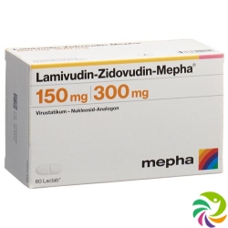 Lamivudin-zidovudin Mepha 150/300mg 60 Stück