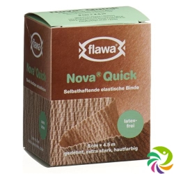 Flawa Nova Quick cohesive bandage 8cmx4.5m latex-free