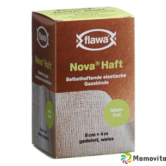 Flawa Nova prison cohesive elastic gauze bandage 8cmx4m latex-free buy online