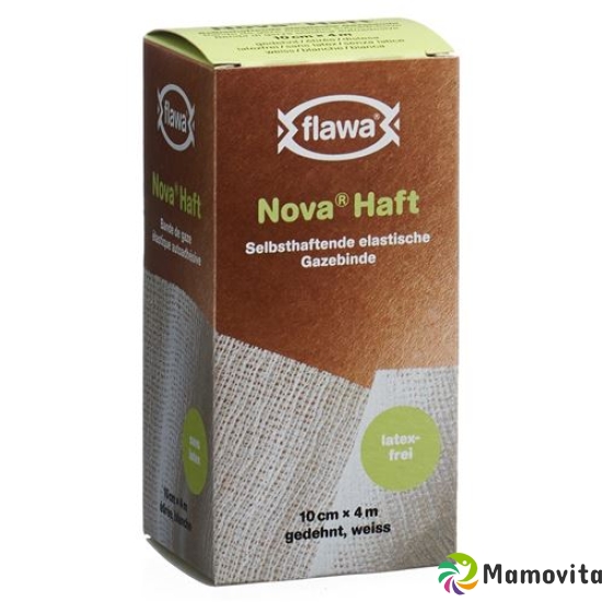 Flawa Nova prison cohesive elastic gauze bandage 10cmx4m latex-free buy online