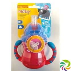 Nuby Trinkhalmtasse Flip-It Grip with handles