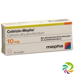 Cetirizine Mepha Lactab 10 mg 10 pcs