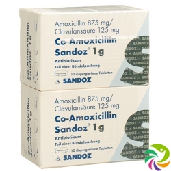 Co-Amoxicillin Sandoz Disp Tabl 1 g 2 x 10 pcs