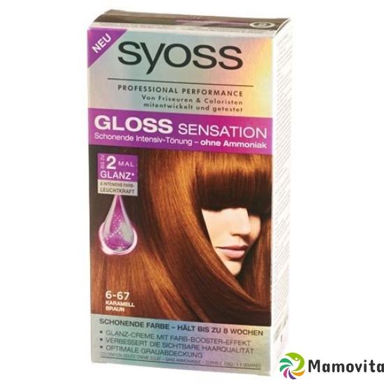 Syoss Gloss Sensation 6.67 Caramel Brown buy online