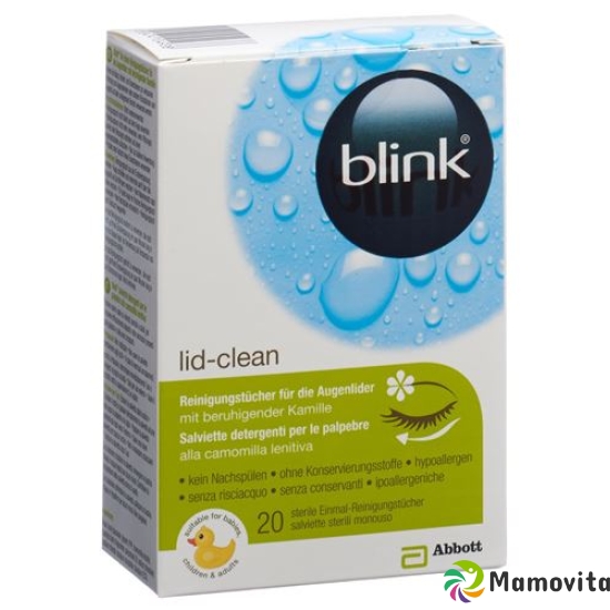 Blink Lid-Clean Reinigungstücher 20 Stück buy online