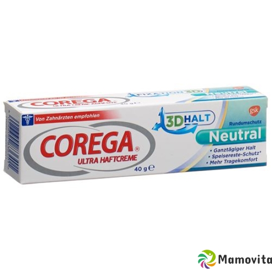 Corega Ultra Haftcreme Neutral Tube 40g buy online