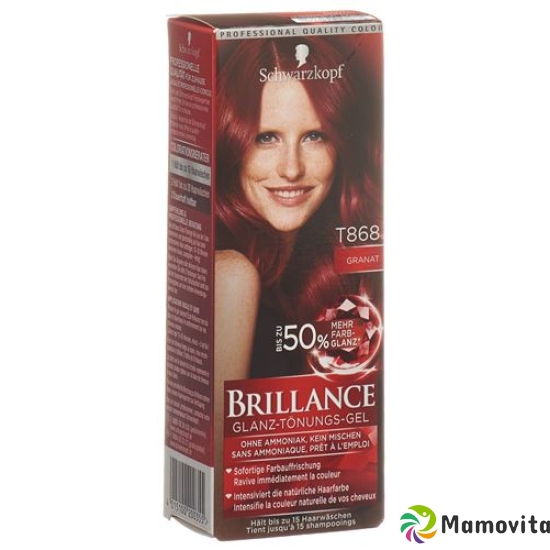 Schwarzkopf Brillance Tönungsgel T868 Granatrot buy online