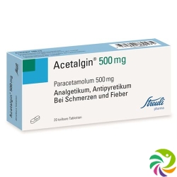 Acetalgin 500mg 20 Tabletten