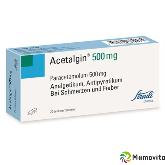 Acetalgin 500mg 20 Tabletten buy online