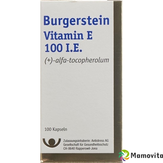 Burgerstein Vitamin E capsules 100 IE Ds 100 pieces buy online