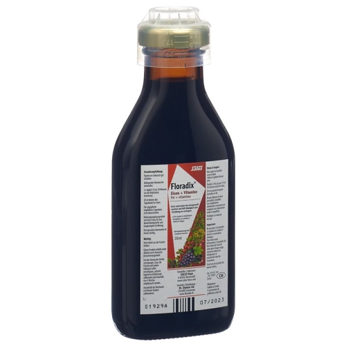 Floradix vitamins + organic iron Juice bottle 250ml buy online