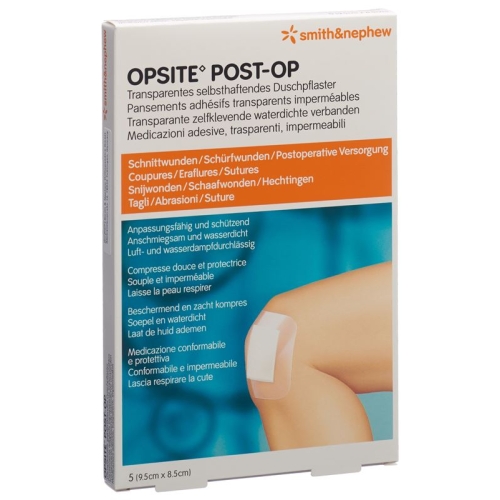 Opsite Post OP Folienverband 9.5x8.5cm 6 Beutel 5 Stück buy online