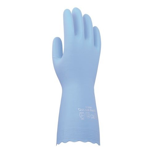 Sanor anti allergy gloves PVC S blue 1 pair buy online