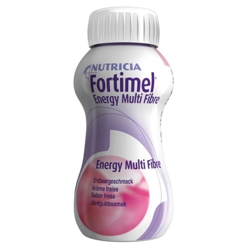 Fortimel Energy MultiFibre Erdbeer 4x 200ml buy online