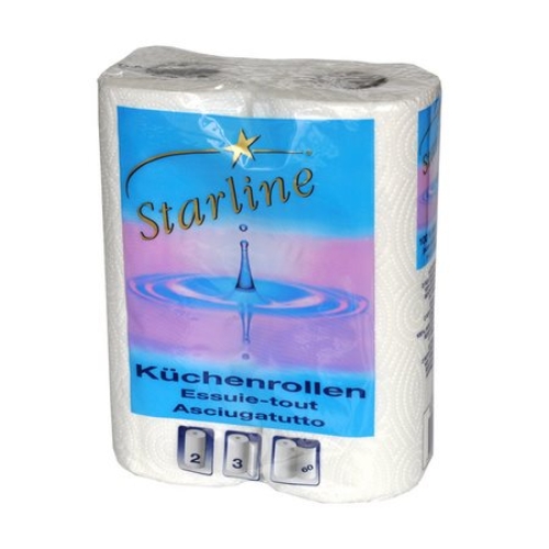 Starline Haushaltsrolle Weiss 3-lagig 20x 2 Stück buy online