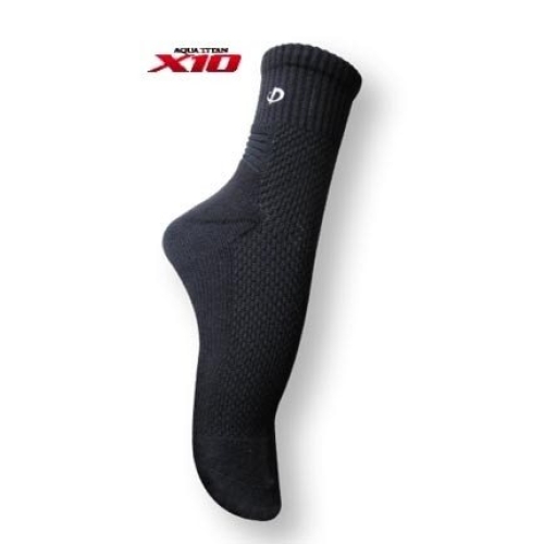 Phiten X10 Aquatitan Sock 36-38 Halbl Schwarz 1 Paar buy online