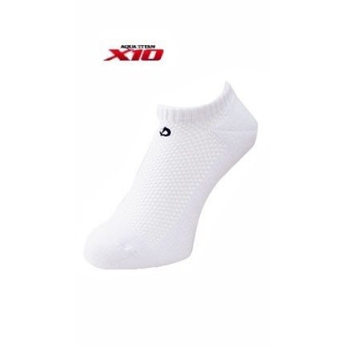 Phiten X10 Aquatitan Sock 39-41 Kurz Weiss 1 Paar buy online