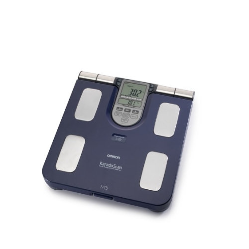 Omron Bf511 Body Fat Monitor with Scale Blue buy online