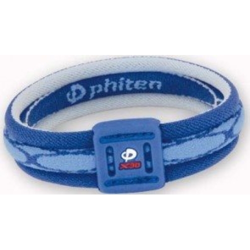 Phiten Titanium Rakuwa Bracelet X30 16cm Blue buy online