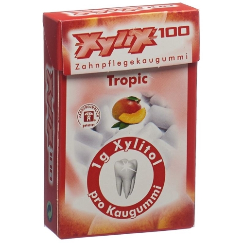 Xylix100 Boxendisplay Kaugummi Tropic 10x24 Stk buy online