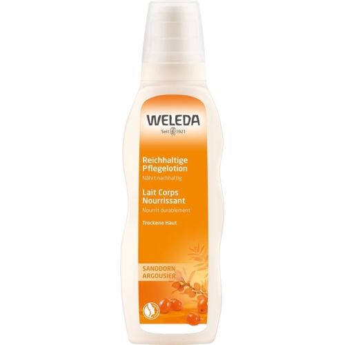 Weleda Sanddorn Reichhaltige Pflegelotion 200ml buy online