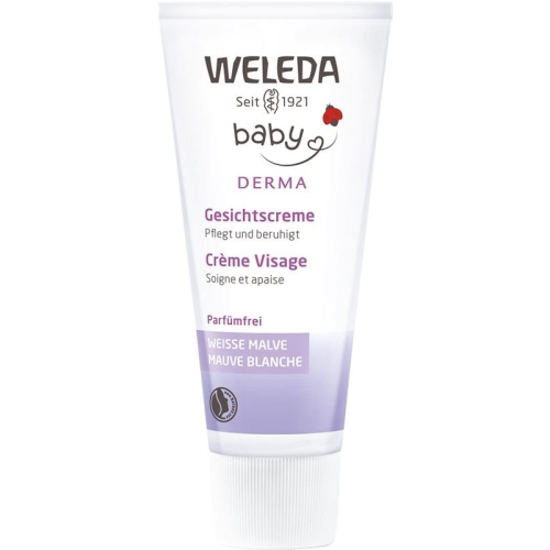 Weleda Baby Derma Weisse Malve Gesichtscreme 50ml buy online