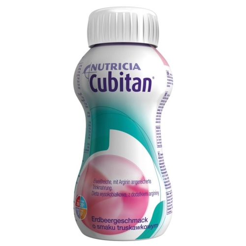 Cubitan liquid food strawberry 4 x 200 ml buy online