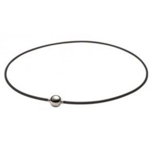 Phiten X100 Mirror Ball Necklace 40cm Silver buy online