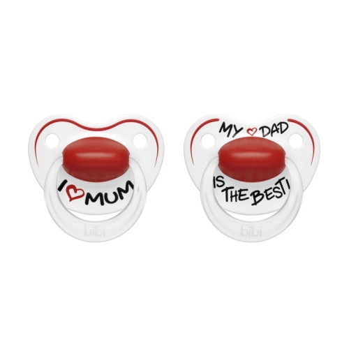 Bibi Nuggi Happiness Densil 0-6 Ring Mum/Dad 6 Stück buy online