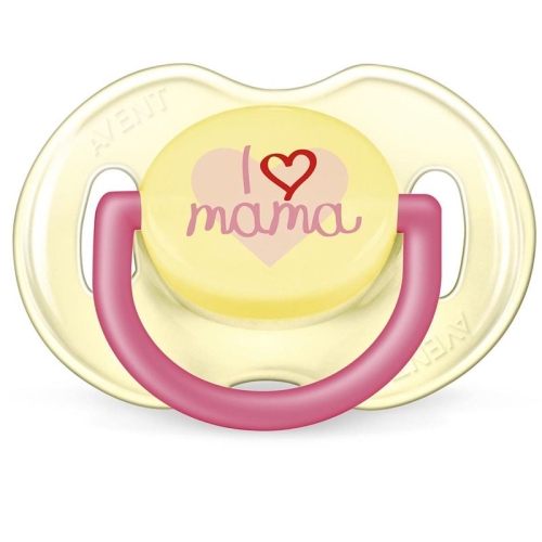 Avent Philips Beruhigungssauger I love Mama und I love Milk 0-6 Monate Girl 2 Stück buy online