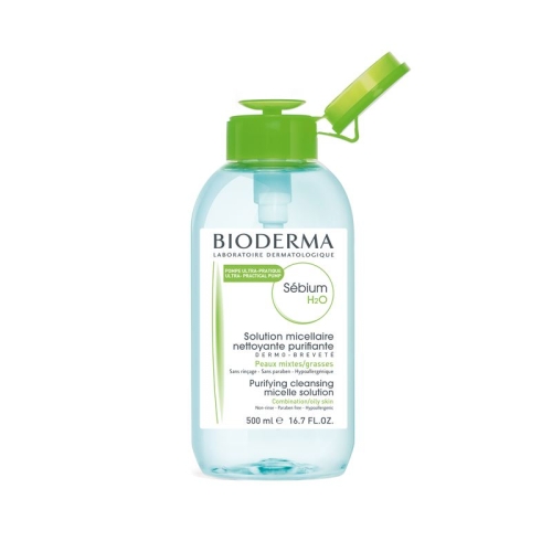 Bioderma Sebium H2o Pompe Inversee 500ml buy online