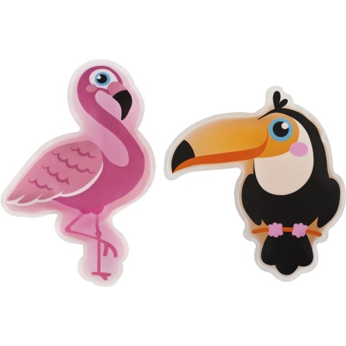 Freezies Kühlkompresse Disp Flamingo/tukan 12 Stück buy online