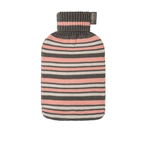 Fashy hot water bottle 2L Knitwear Stre Gr/wei/ro buy online