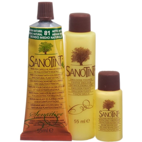 Sanotint Sensitive Light Hair Color 81 Medium natural blonde buy online