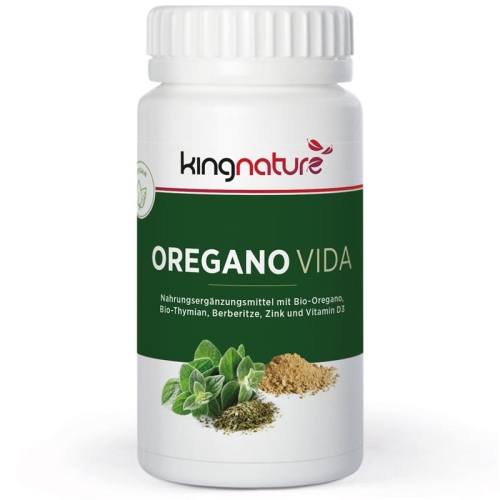 Kingnature Oregano Vida Kapseln 614mg Dose 60 Stück buy online