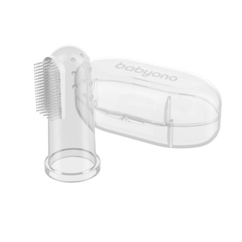 Babyono silicone finger toothbrush with box buy online