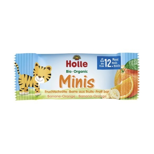 Holle Organic banana orange Minis Btl 100g buy online