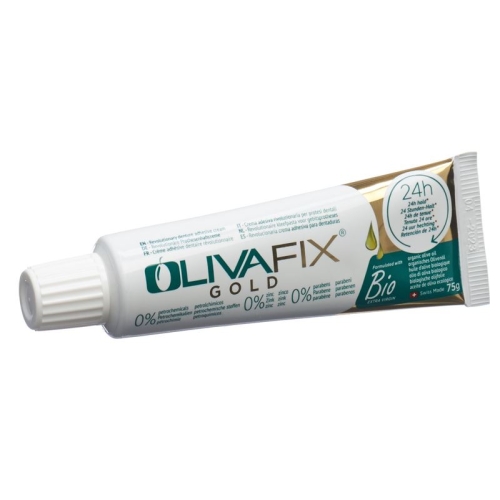 Olivafix Gold Zahnprothesenhaftcreme Tube 75g buy online