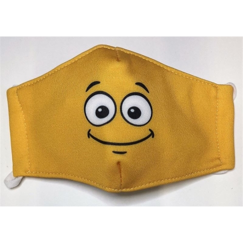 Vasano Cloth Mask Washable Child Smiley Yellow buy online