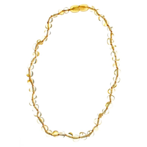 Selena's baby amber necklace 32-34cm gold color Abger buy online