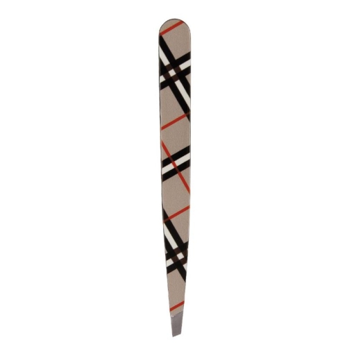 Hausmann tweezers diagonal check design grey buy online