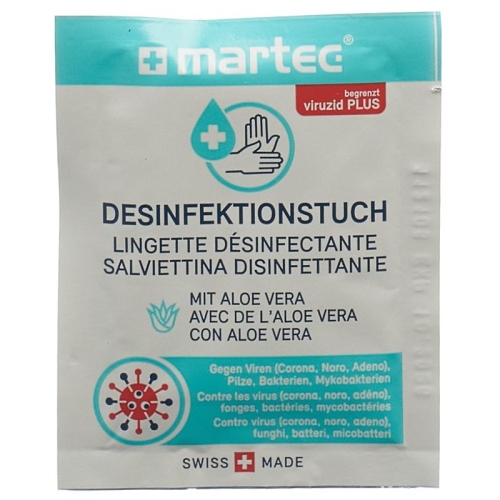 Martec Desinfektionstücher mit Aloe Vera 10 Stück buy online