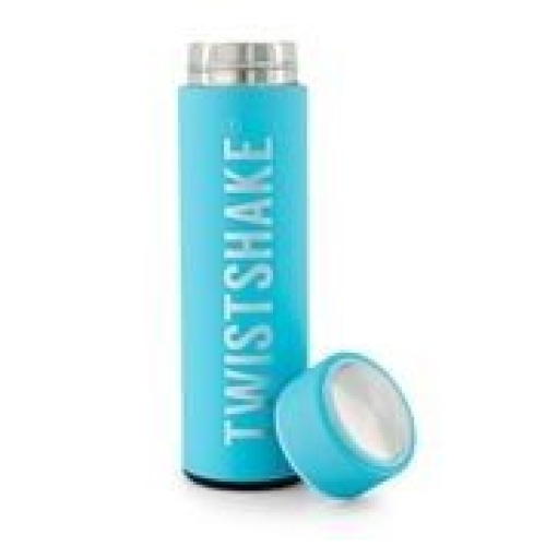 Twistshake Thermos Bottle Hot Cold 420ml Past Blue buy online